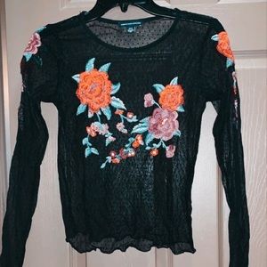 American Eagle Mesh Top